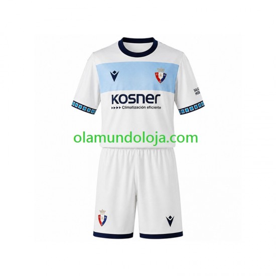 Camisola CA Osasuna Criança Equipamento Segundo 2026-2027 Manga Curta